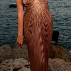 Glamorous Copper Maxi Dress